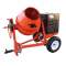 9 Cu. Ft. Steel Drum Concrete Mixer w/ GX240 Honda Engine